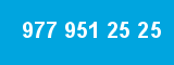 977 951 25 25 977 951 25 25